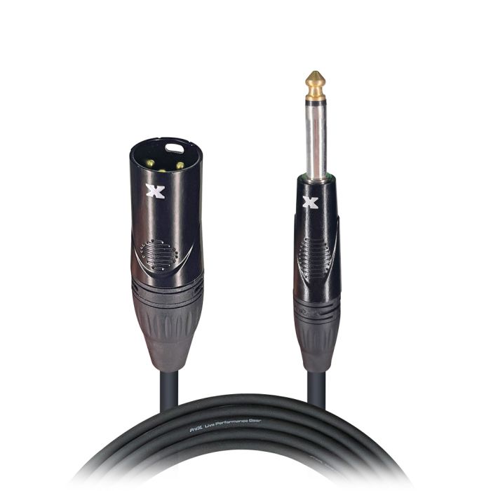 Prox PRXCPXM25X40 40PCS 25 Ft. Unbalanced 1/4" TS to XLR3-M High Performance Audio Cable