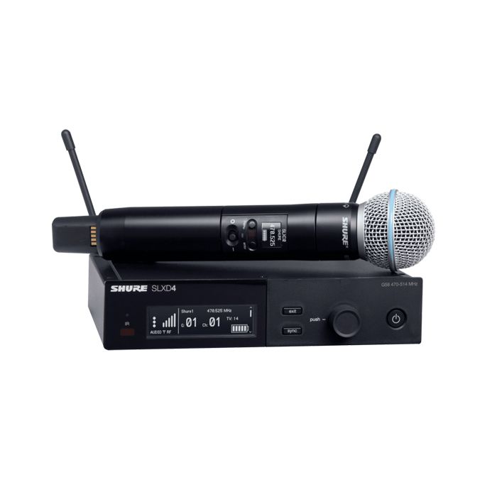 Shure SLXD24/B58-G58 Wireless System with Beta58A Handheld Transmitter