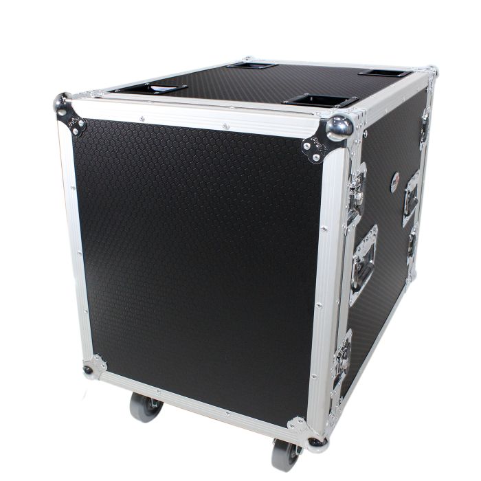 Prox PRT12RSS24 12U Space Amp Rack Mount ATA Flight Case 24 Inch Depth W-Casters