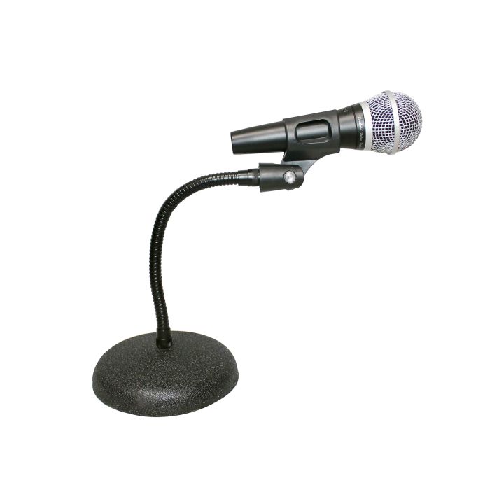 Prox PRTMIC07 Gooseneck Desktop Microphone Stand With 6" Round Base