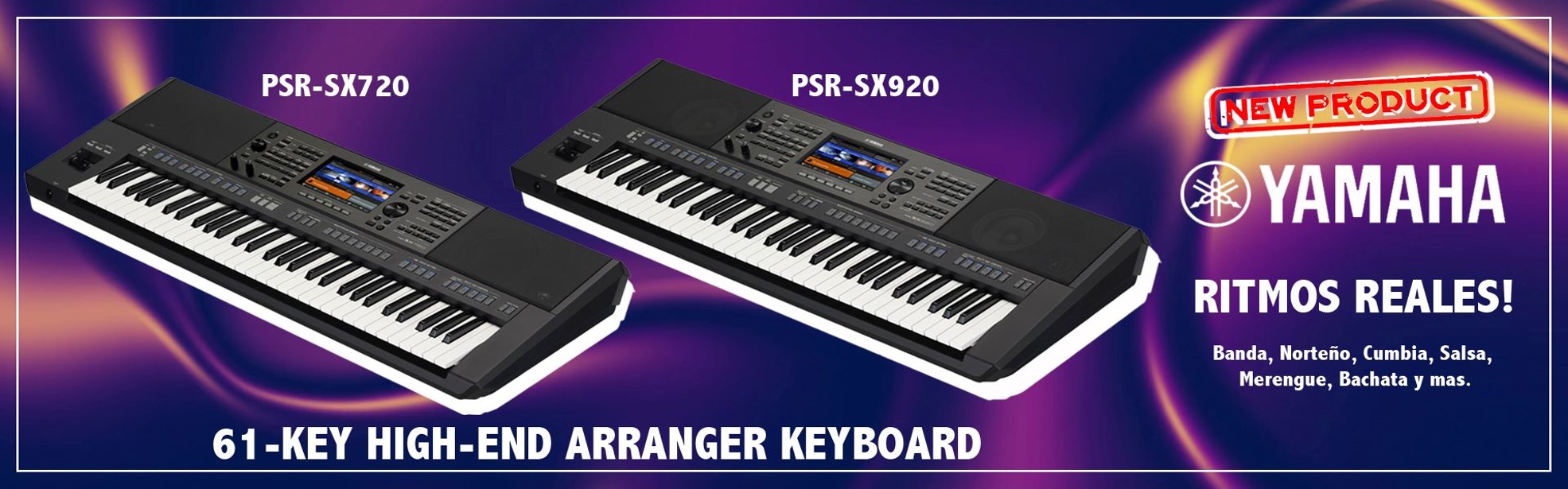 Yamaha 61 key high-end arranger keyboard PSRSX920 and PSRSX720 New Launch 2024